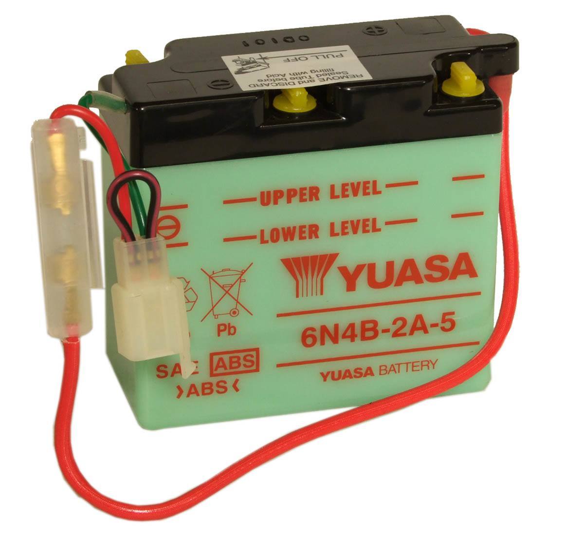 00907-073-133Batterie - 6V - 6N4B-2A - Acide - JMT