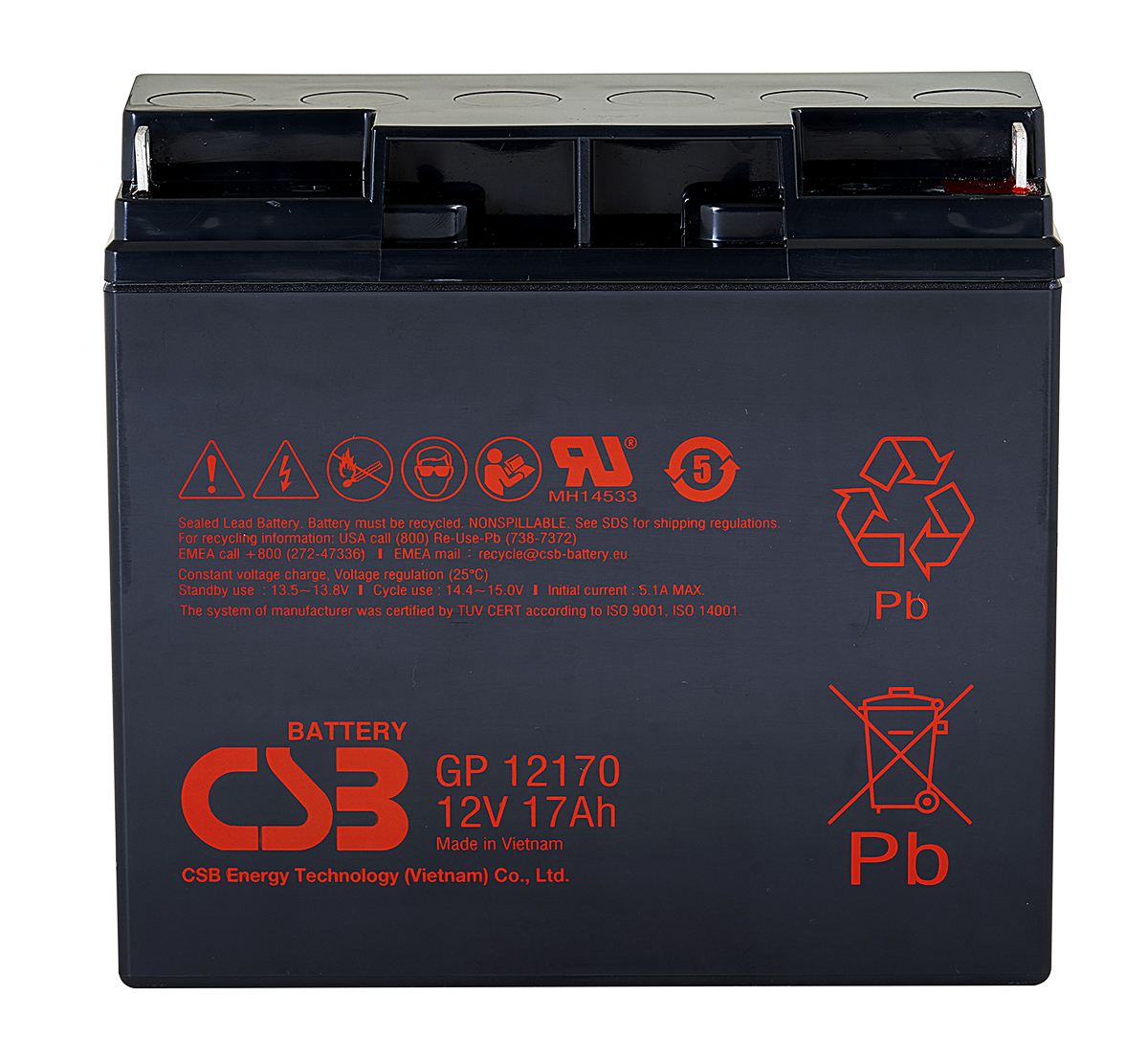 GP12170 NP17-12 NP18-12 BP17-12 6-DW-17 Battery | MDS Battery