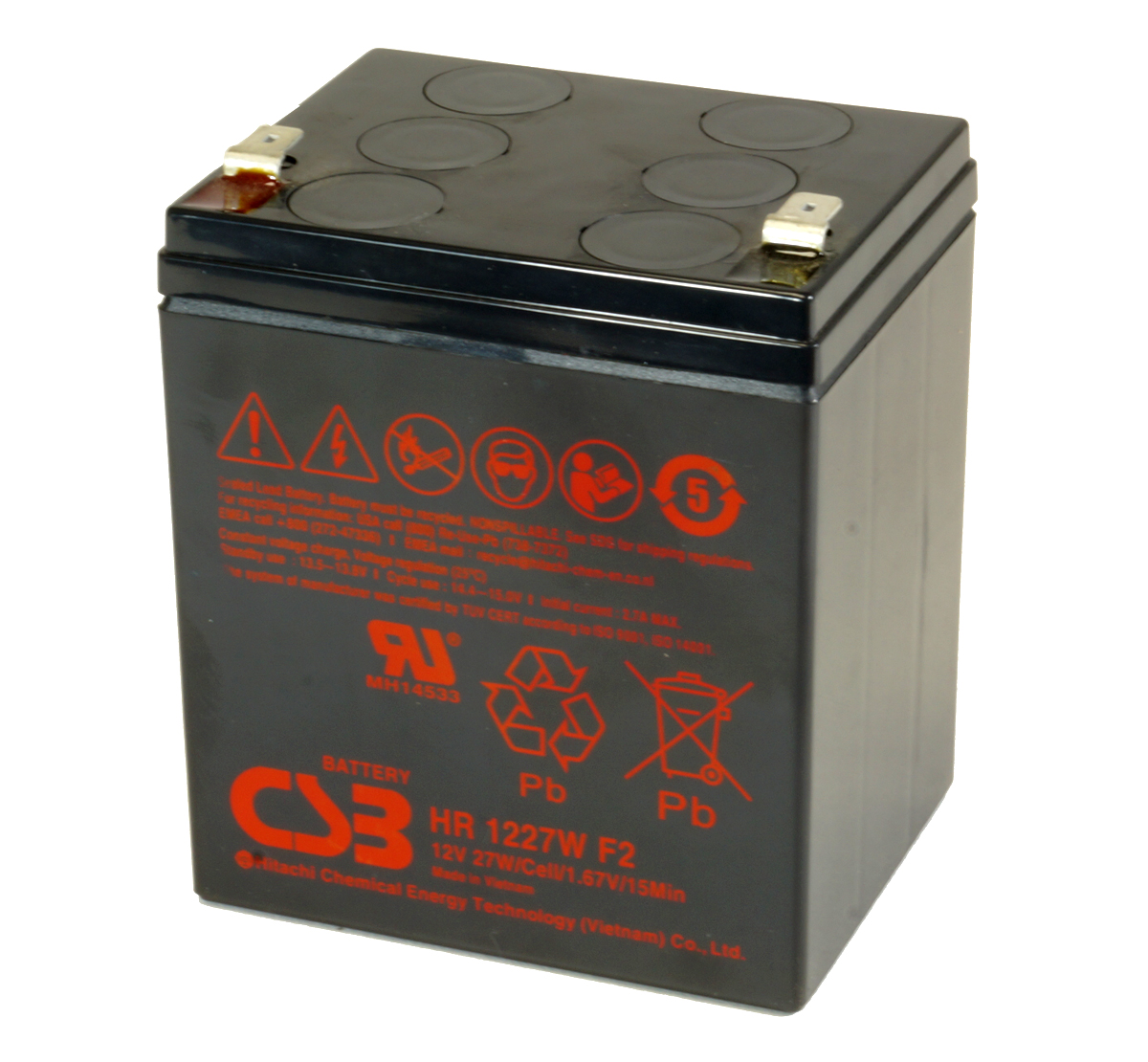 CSB HR1227W F2 Sealed Lead Acid Battery MDS Battery