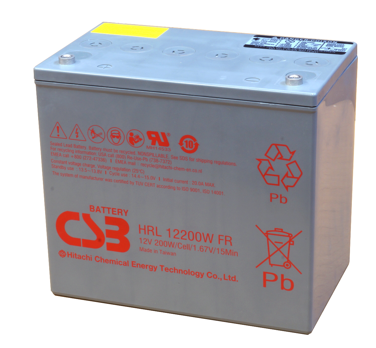 CSB HRL12200W 12V Sealed Lead Acid Battery