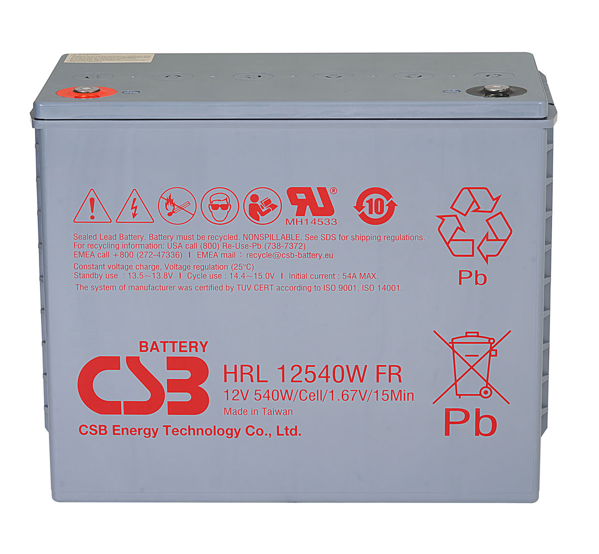 CSB HRL12540W Sealed Lead Acid battery