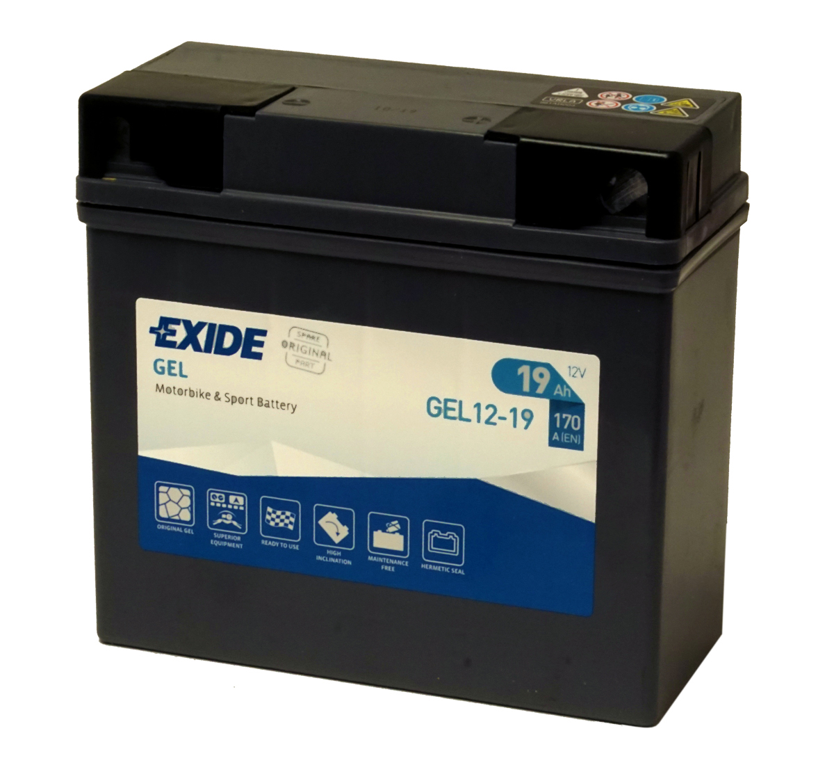 Exide EX12-19 Gel BMW Motorcyle Battery