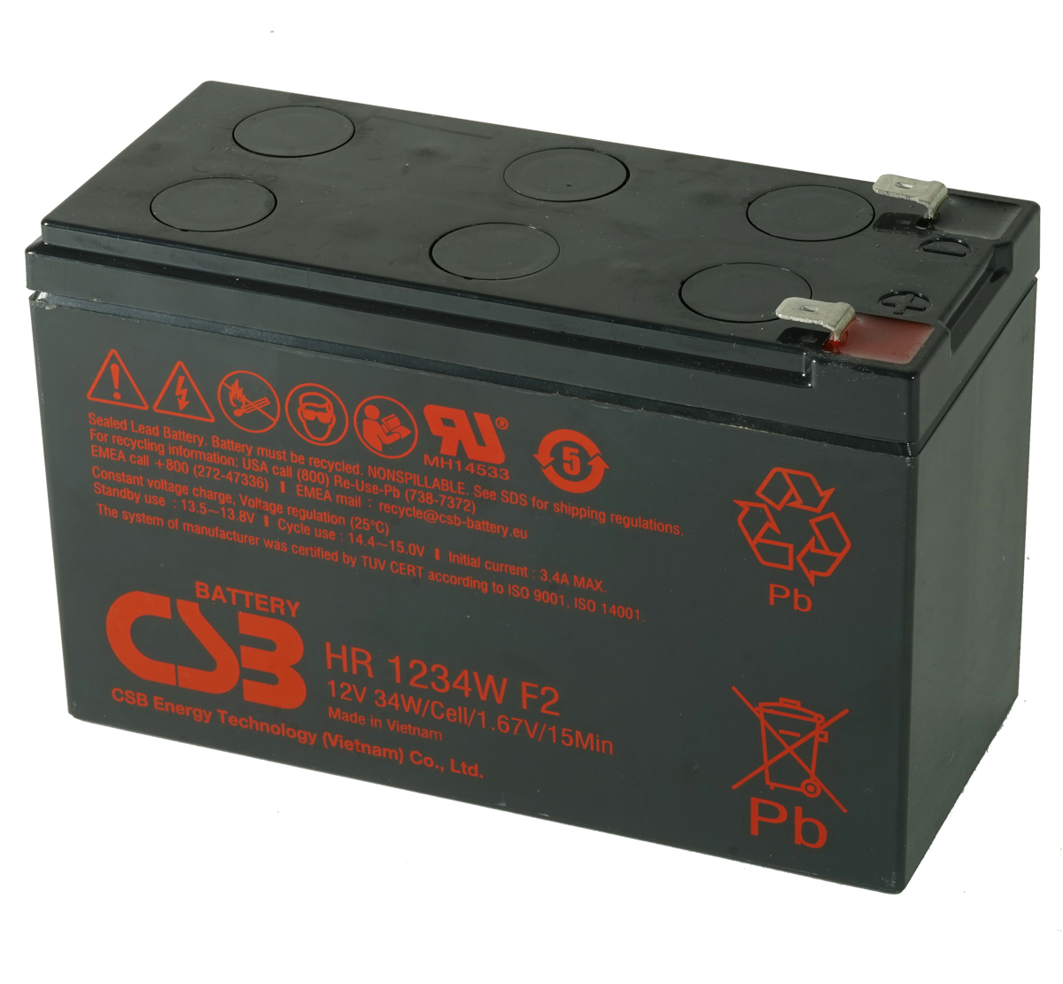MDS110 UPS Battery Kit - Replaces APC RBC110