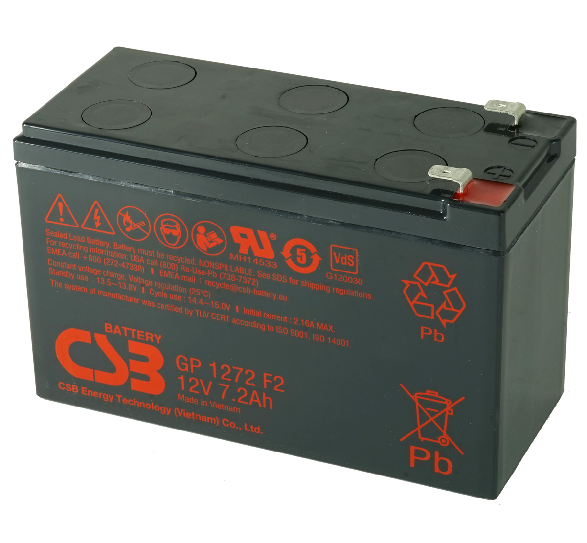 MDS2 UPS Battery Kit - Replaces APC RBC2