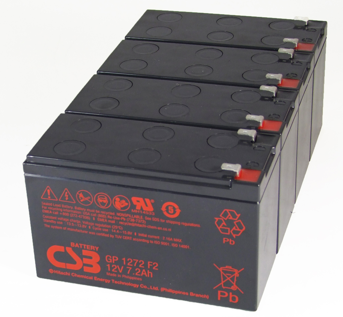 UPS battery kit compatible with Smart UPS SC1500 and APC RBC59 MDS