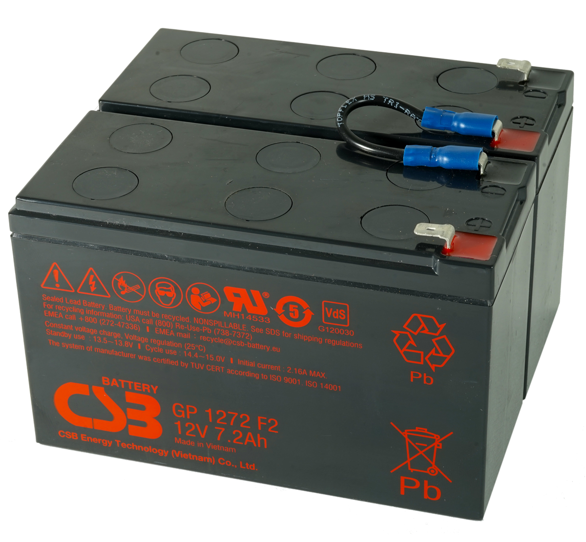 MDS5 UPS Battery Kit - Replaces APC RBC5
