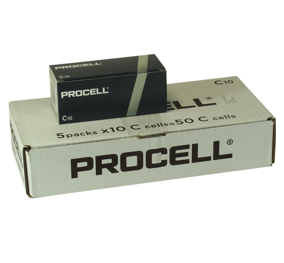 Duracell Industrial MN1400 C Cell Bulk Box of 50 Batteries MDS Battery