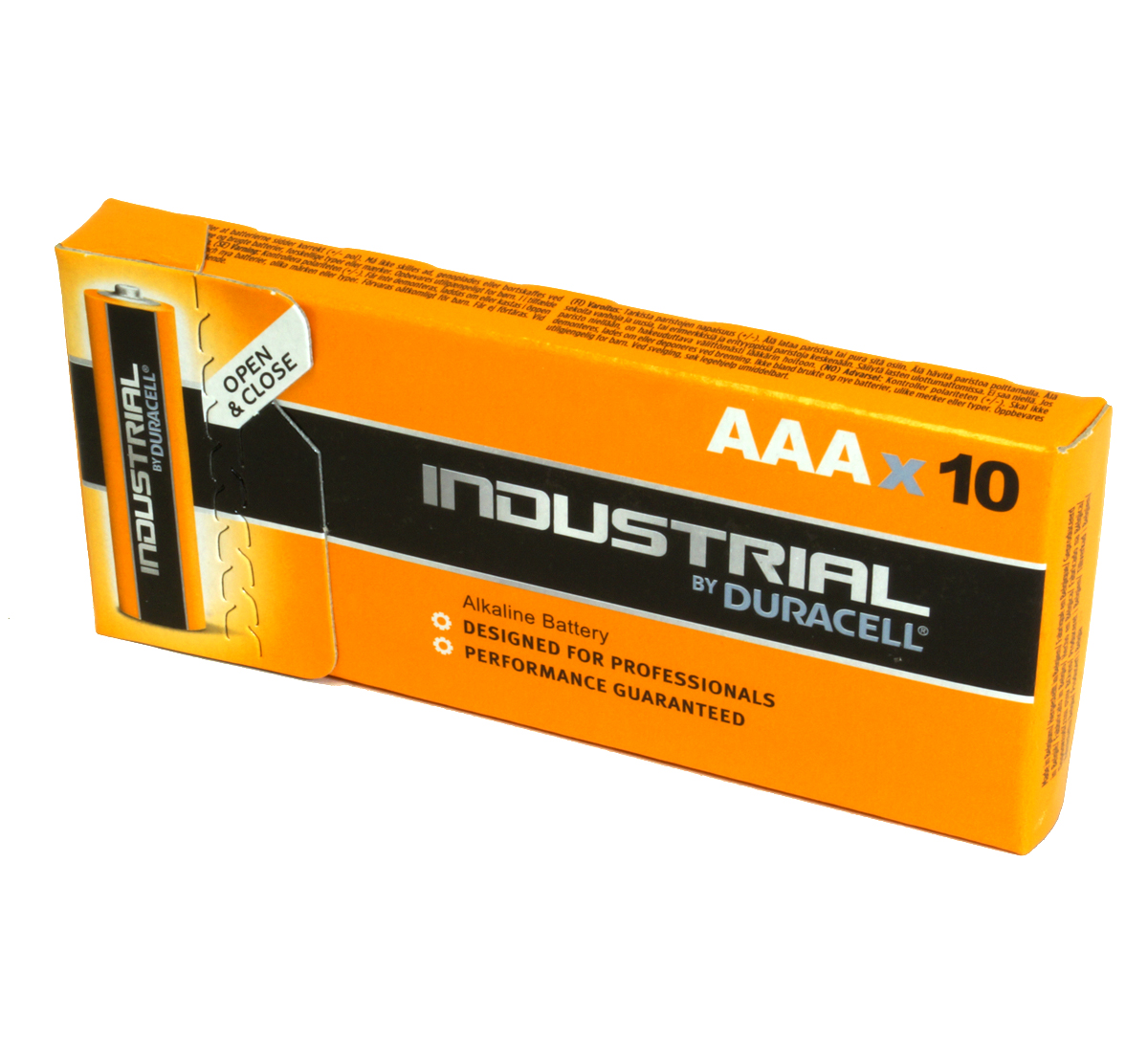 Duracell Industrial MN2400 AAA Box 10 Alkaline Battery | MDS Battery