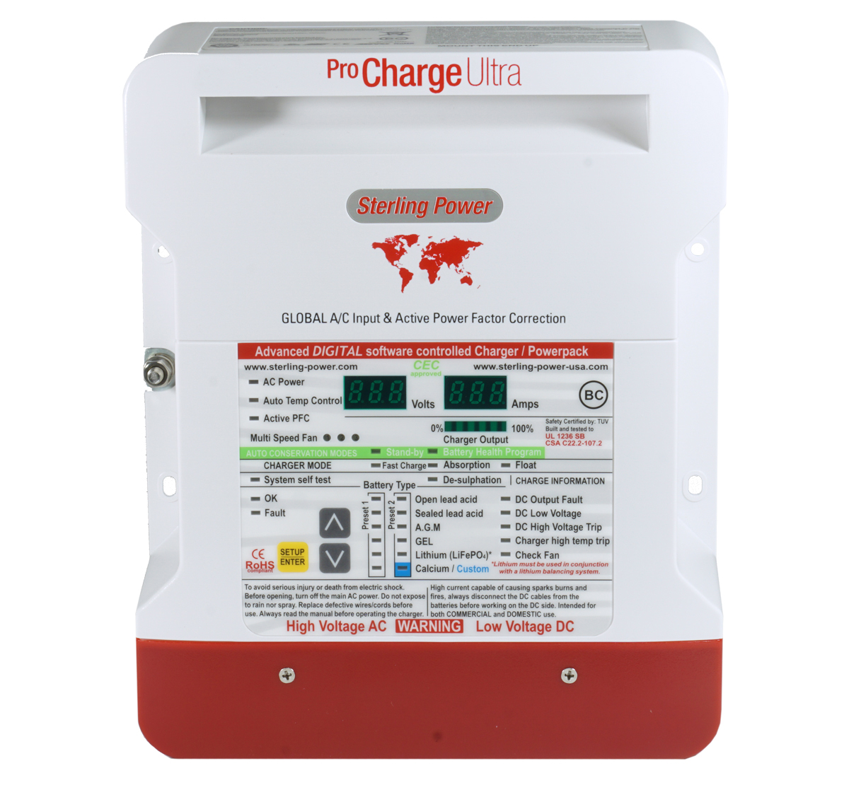 Sterling Power Pro Charge Ultra 24V 20A Charger PCU2420