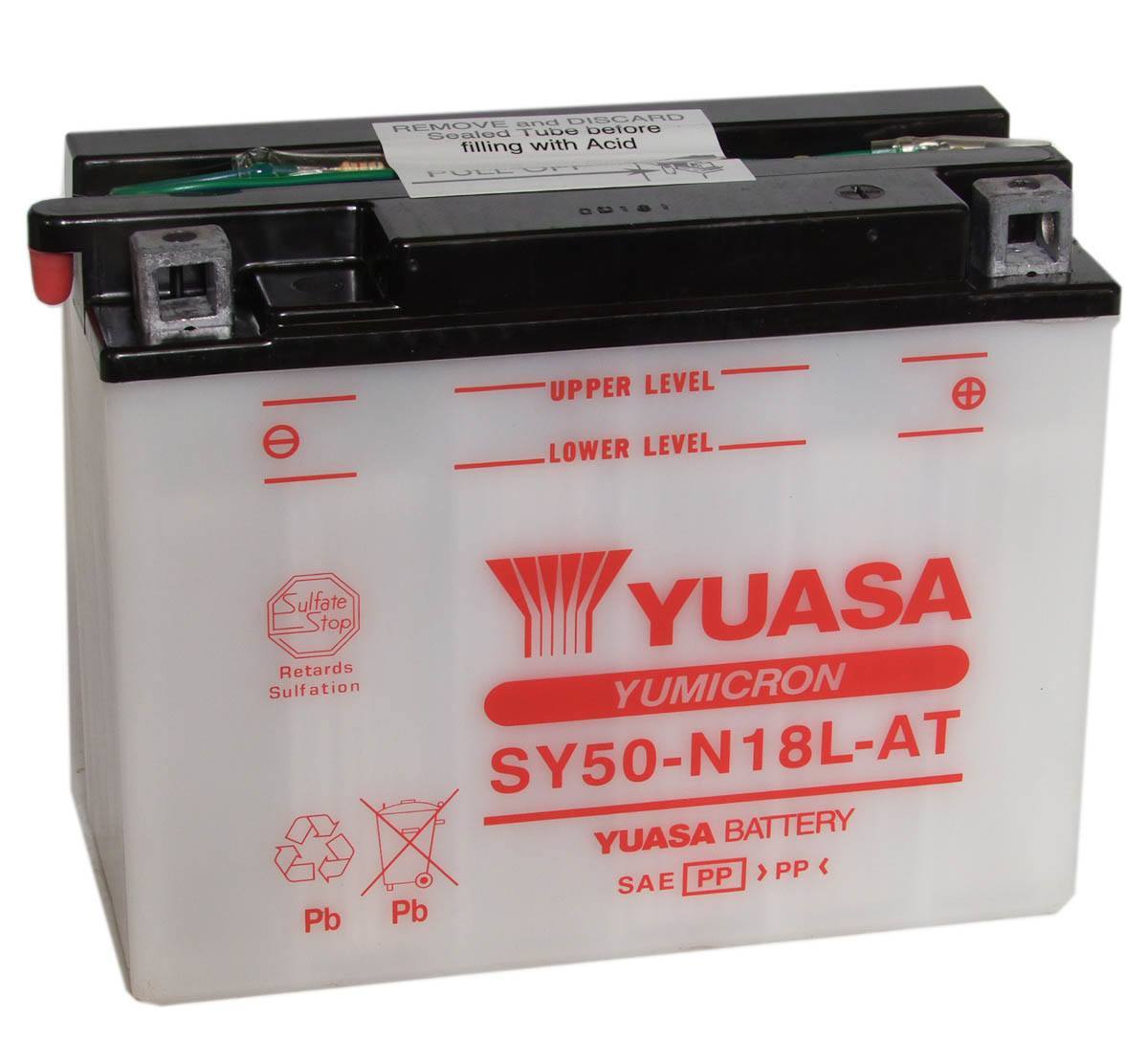 Yuasa SY50-N18L-AT 12V Motorbike Battery