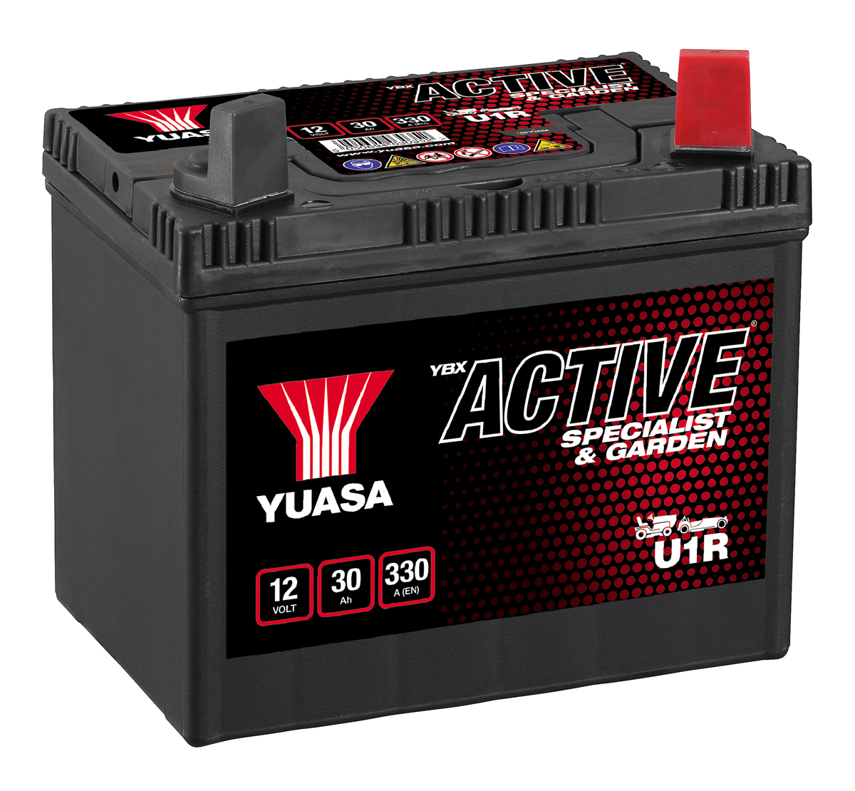 Yuasa YBX Active U1R Lawn Mower Battery