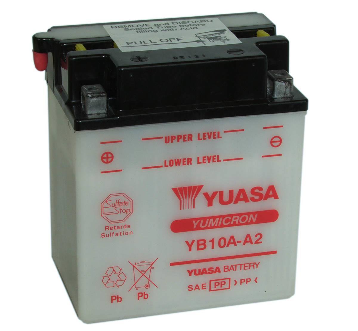 Yuasa YB10A-A2 12V Motorbike Battery