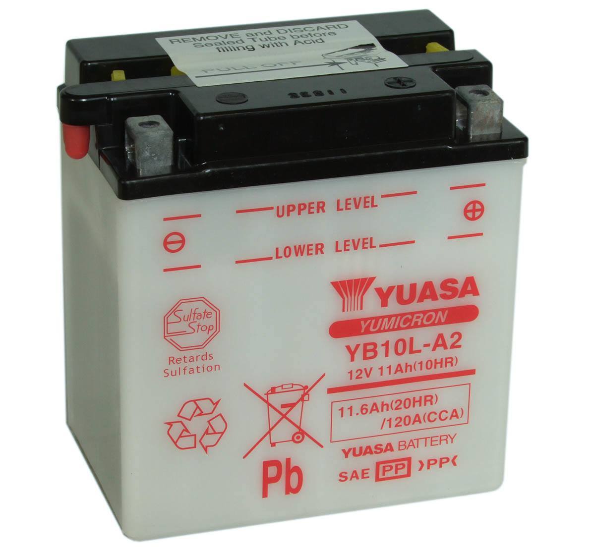Yuasa YB10L-A2 12V Motorbike Battery