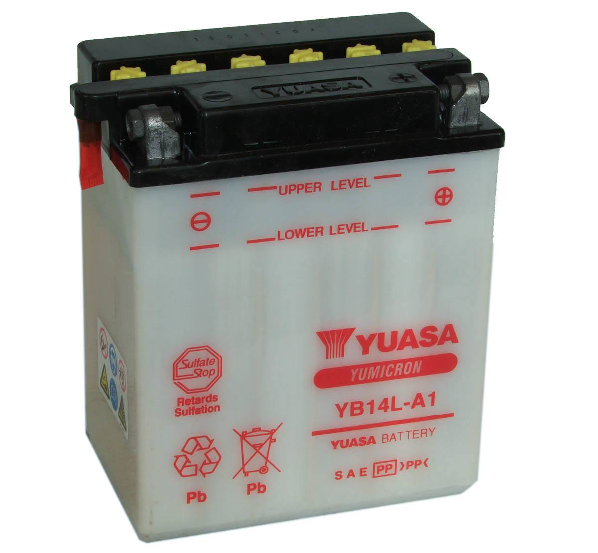 Yuasa YB14L-A1 12V Motorcycle Battery