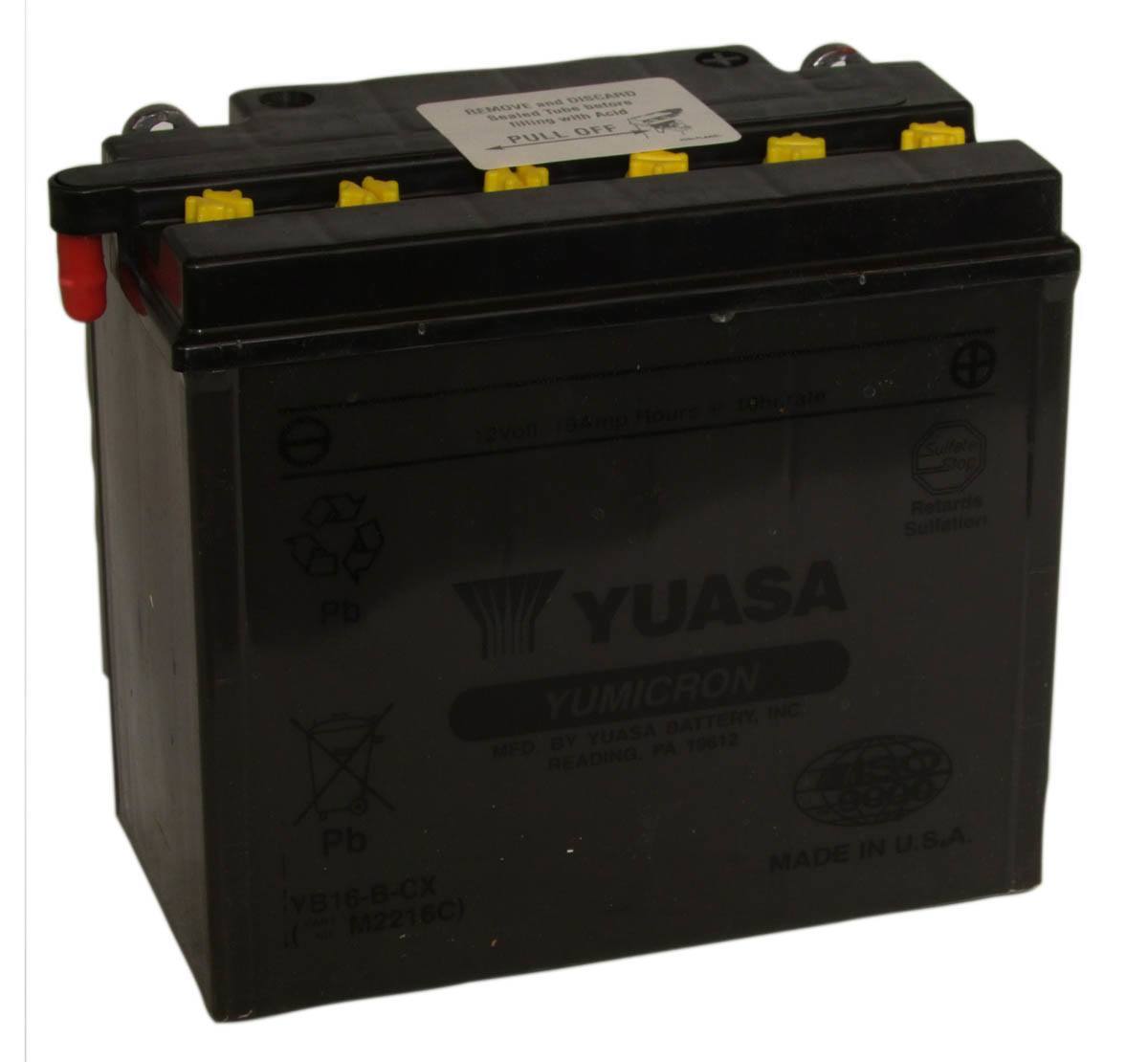 Yuasa YB16-B-CX 12V Motorbike Battery