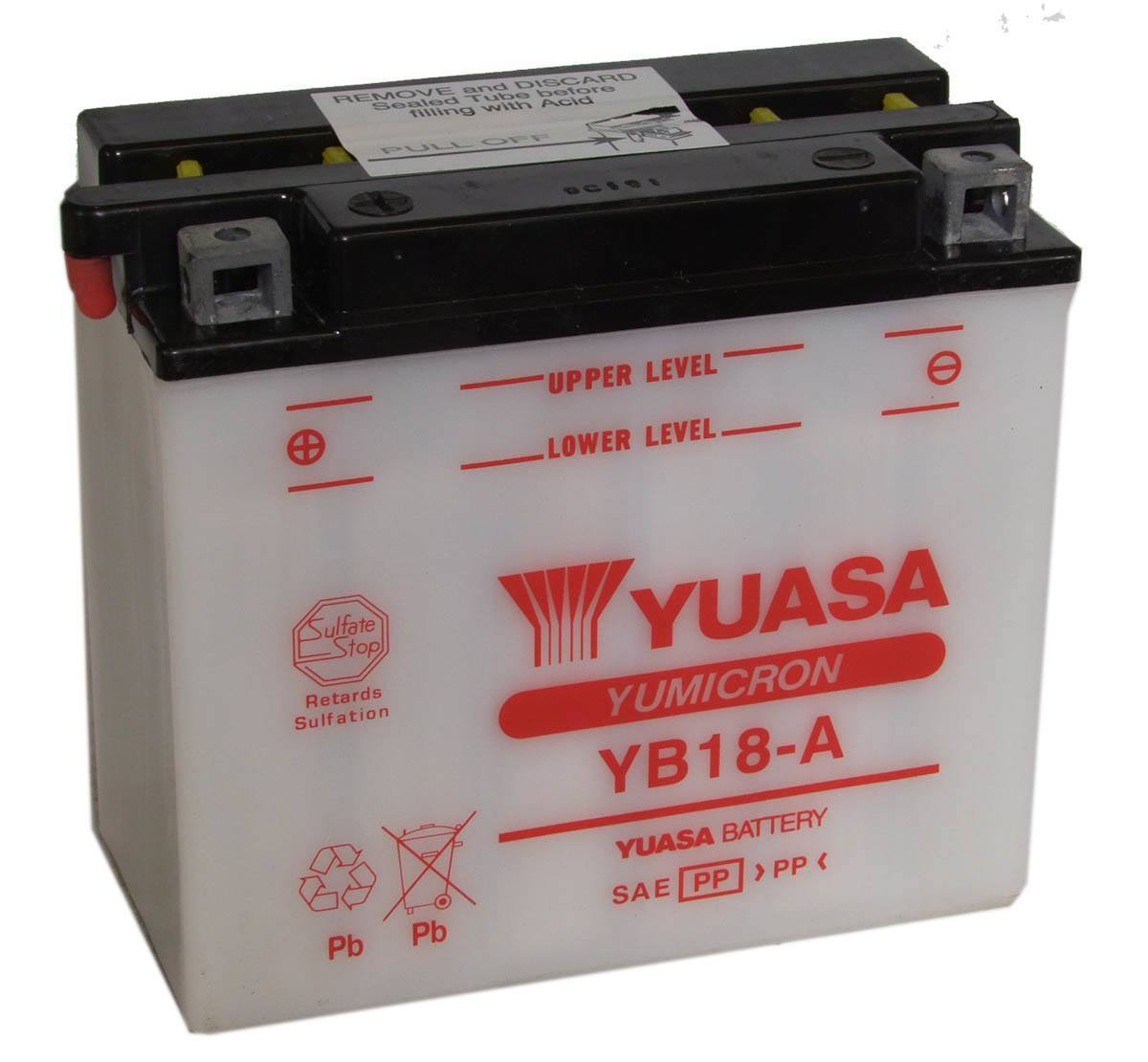Yuasa YB18-A 12V Motorcycle battery