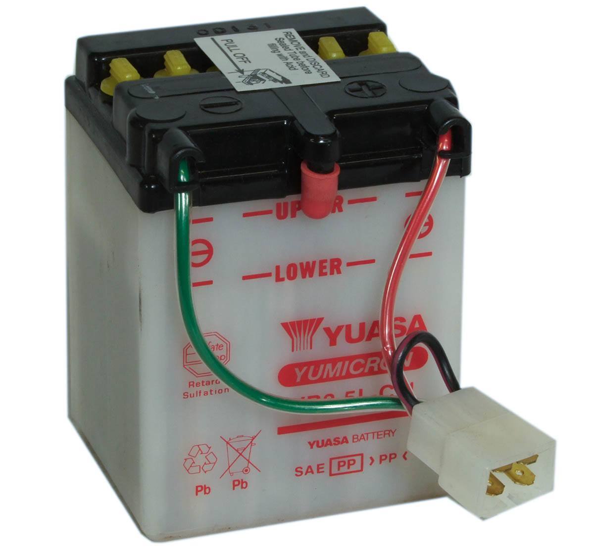 Yuasa YB2.5L-C-1 12V Motorcycle Battery