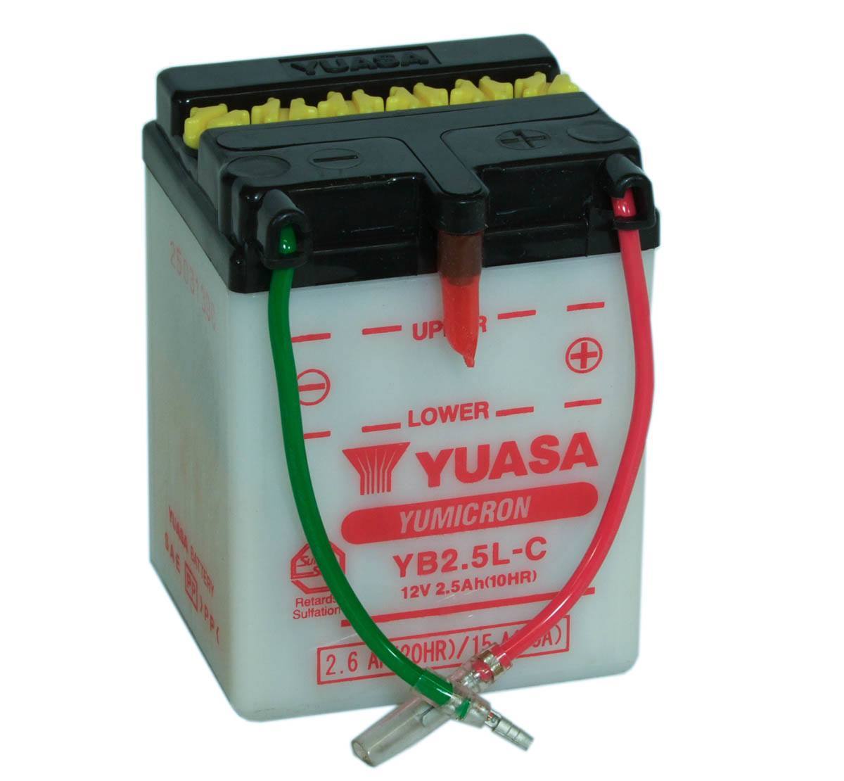 Yuasa YB2.5L-C 12V Motorcycle Battery