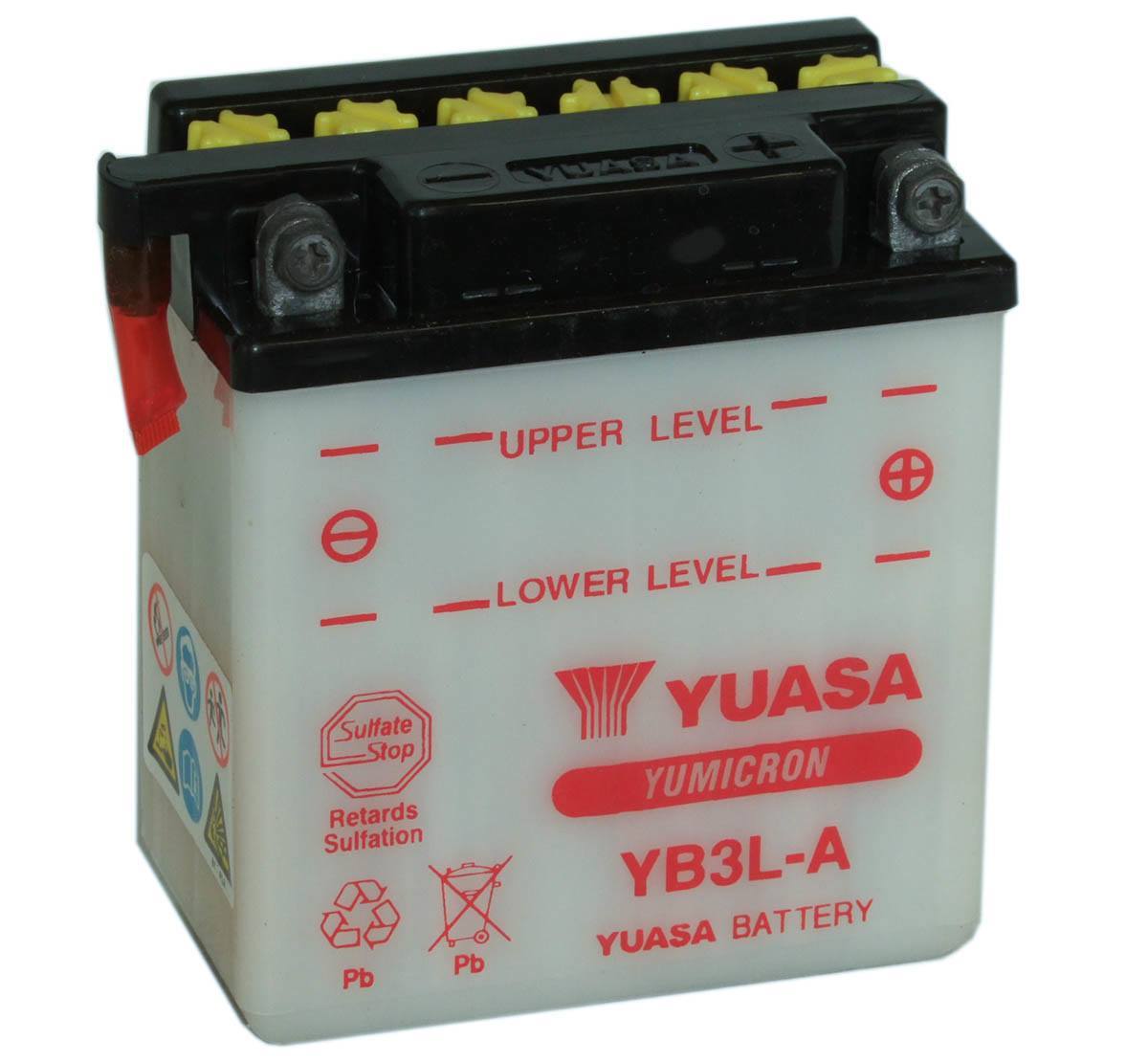 Yuasa YB3L-A Honda 12V Scooter Battery