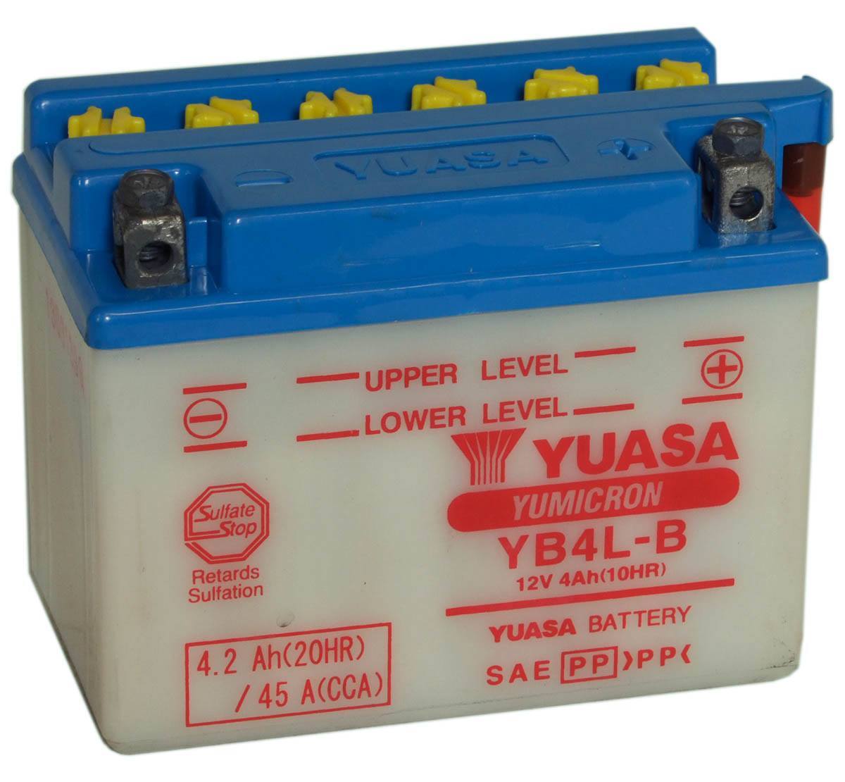 Раз аккумулятор. Yuasa мото аккумулятор yb4l-b. yuasa yb4l-b (12в4ач). 12v200ah yuasa.