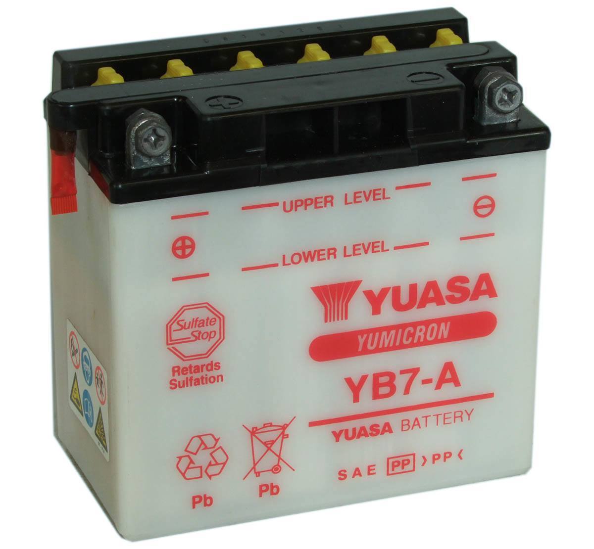 Yuasa YB7-A 12V Motorcycle Battery