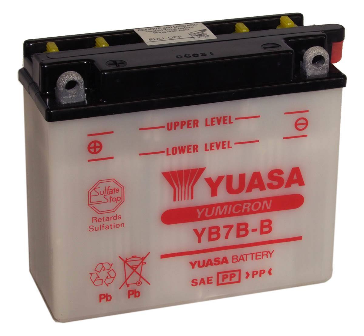 Yuasa YB7B-B 12V Motorcycle Battery