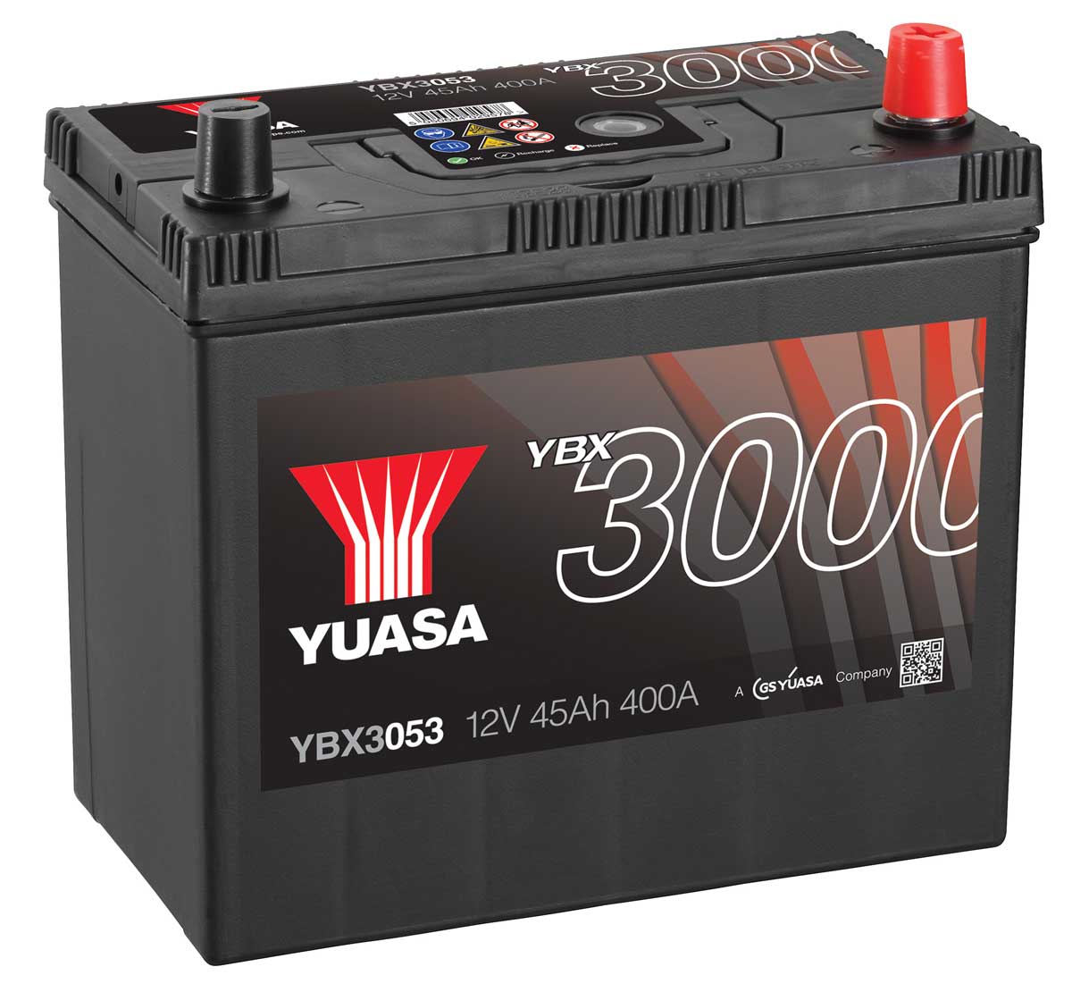 Yuasa YBX3053 12V Car Battery MDS Battery