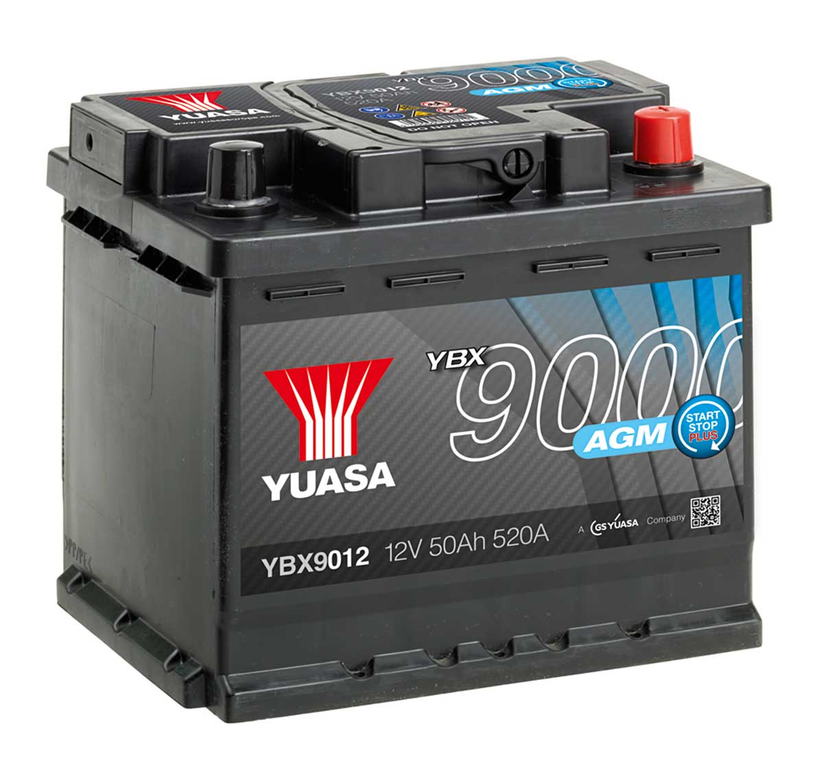 Yuasa YBX9012 AGM 12V 012 Car Battery