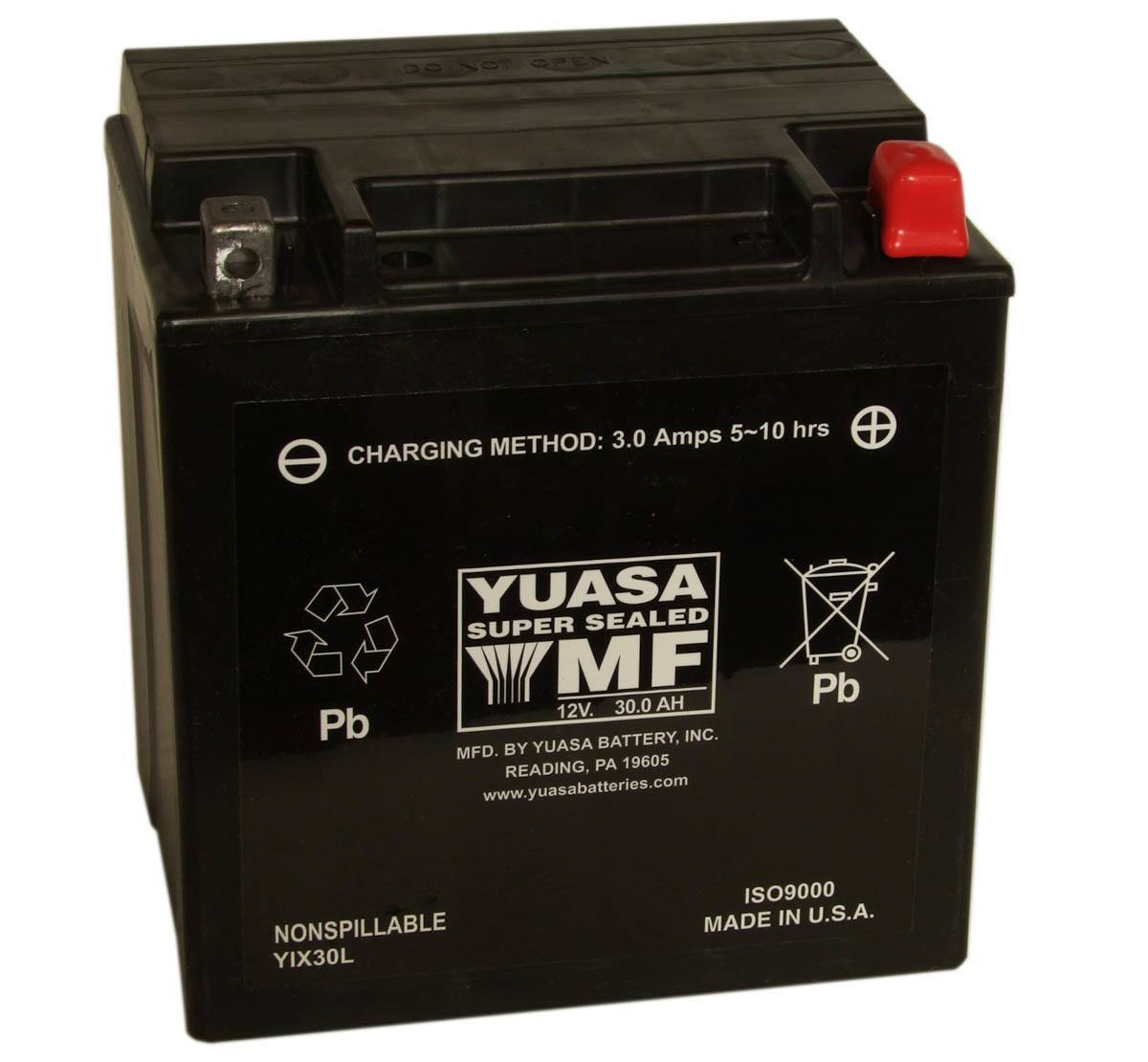 Yuasa YIX30L-BS 12V Motorcycle Battery