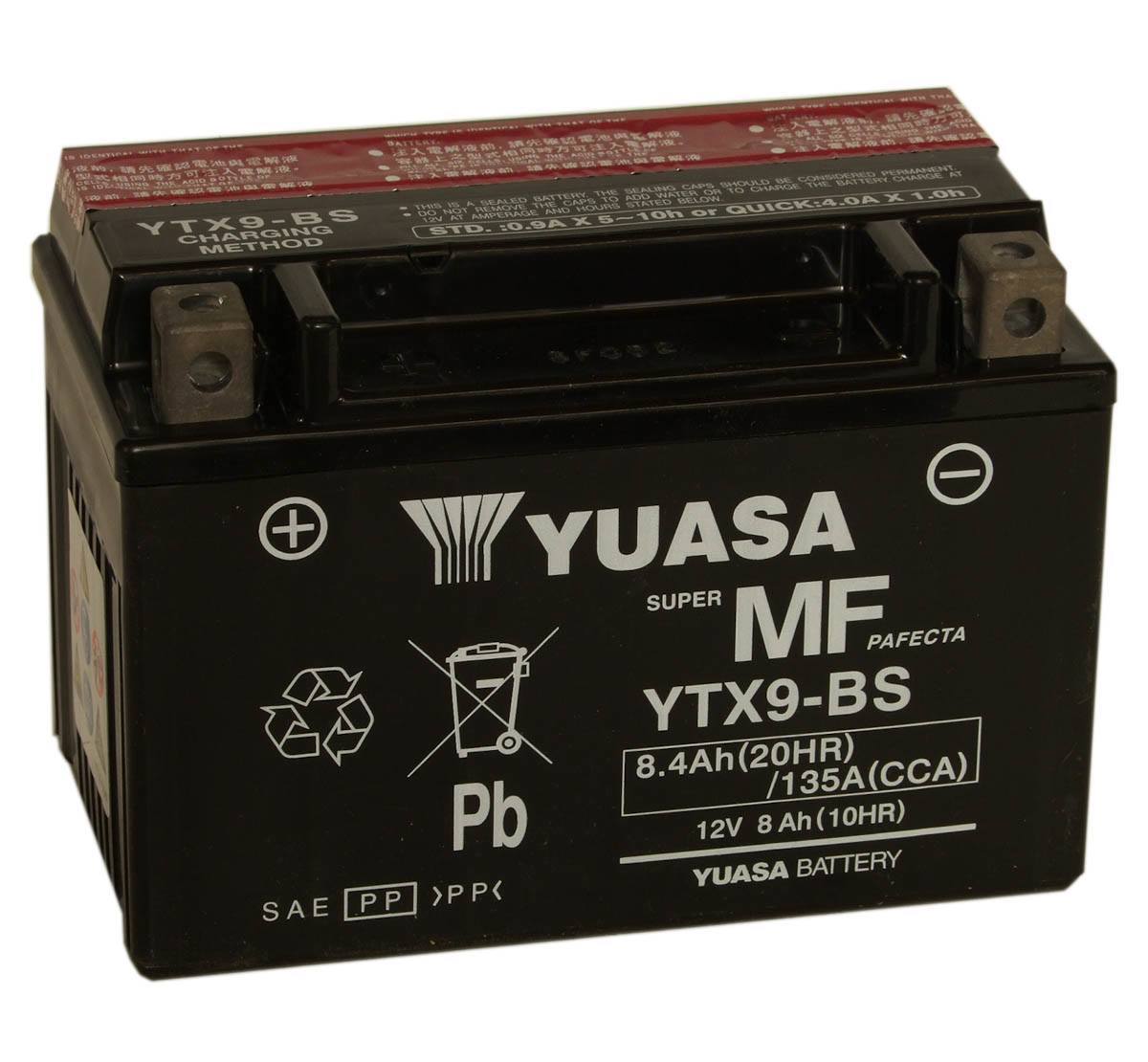 Batterie YTX9-BS CTX9-BS  YTX 9BS 12V AH  Scooter 