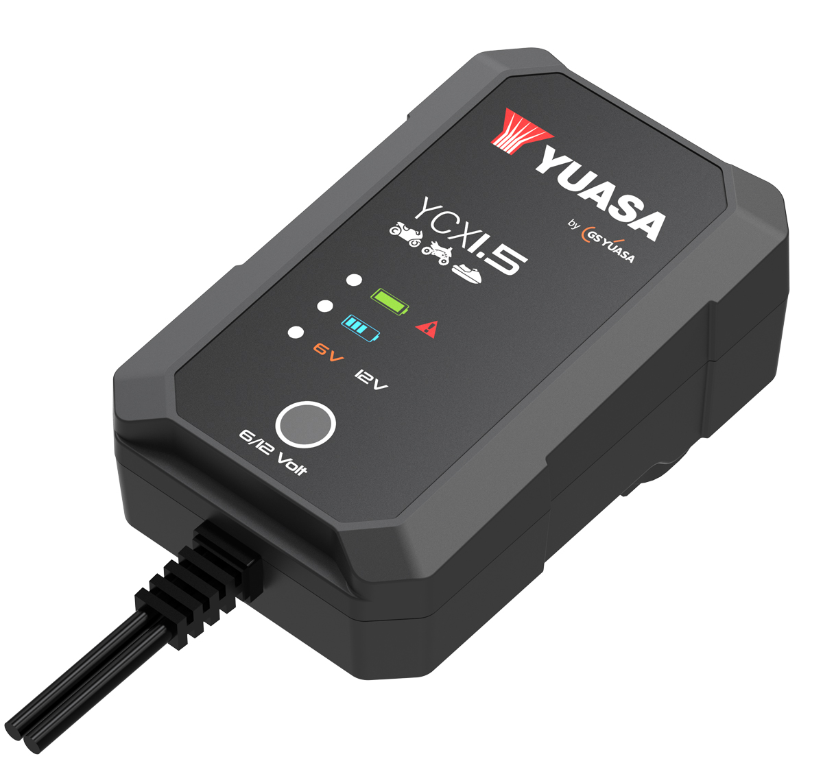 Yuasa YCX1.5 6V/12V Smart Motorcycle Battery Charger
