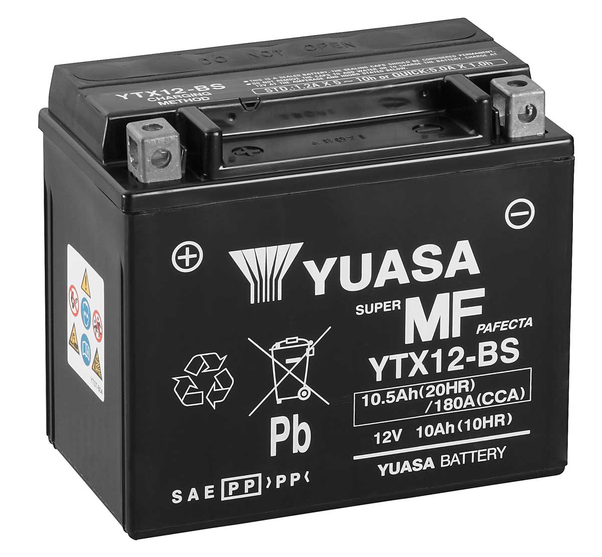Yuasa YTX12-BS 12V Motorcycle Battery