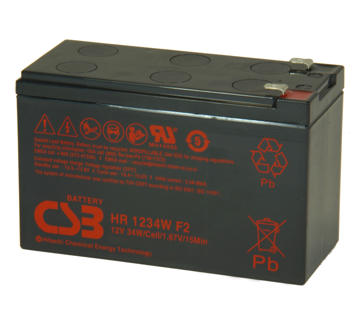 CSB HR 1234W F2 Lead Acid Batter Inc Free Delivery | MDS Battery