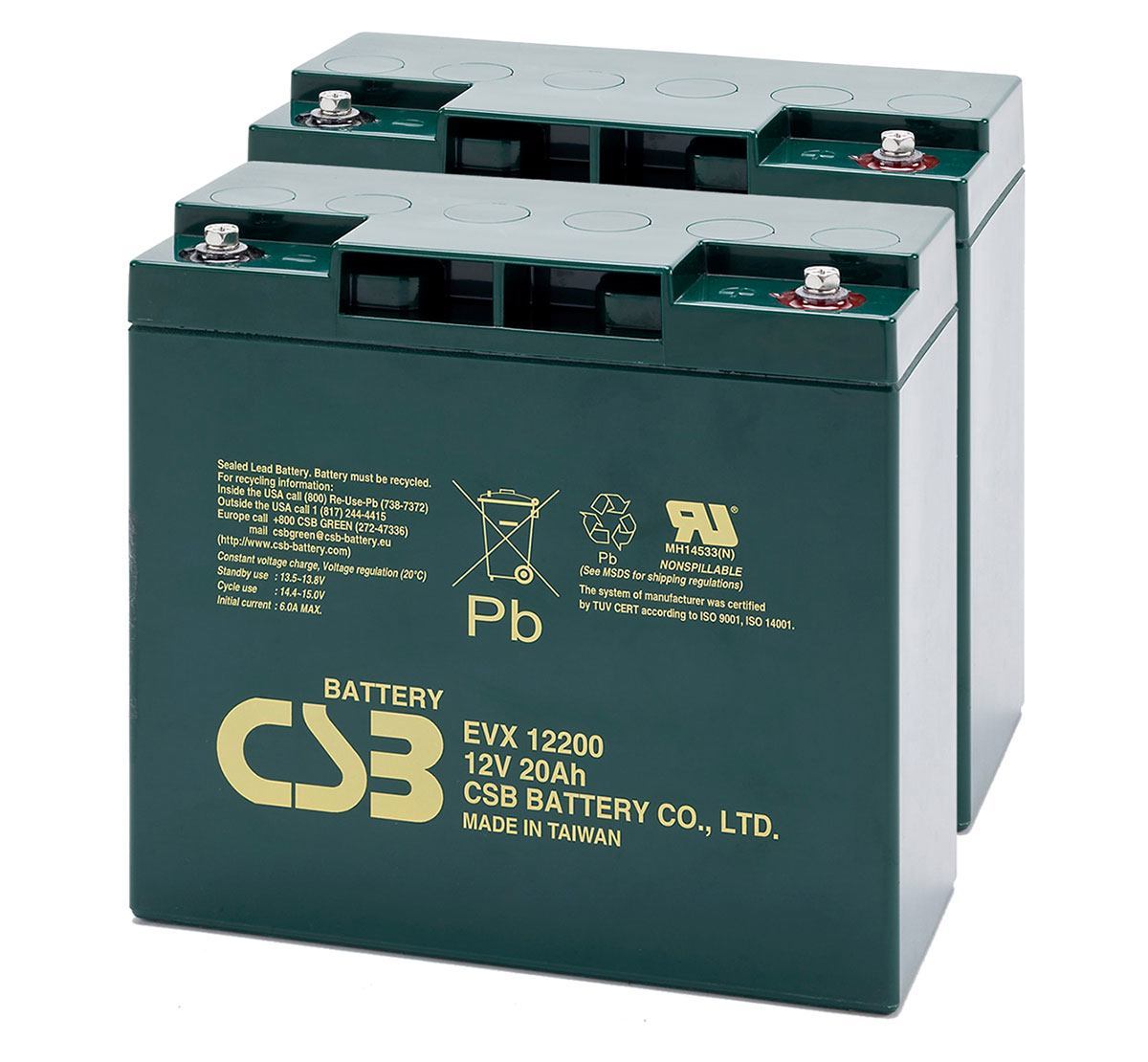 Аккумулятор CSB GP 12200 (12v / 20ah). Аккумулятор CSB на скутер можно?. EVX.