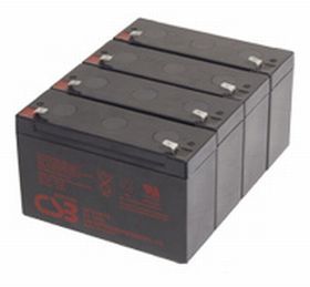 x4 CSB GP6120F2X4  6v 12Ah Sealed Lead Acid Batteries