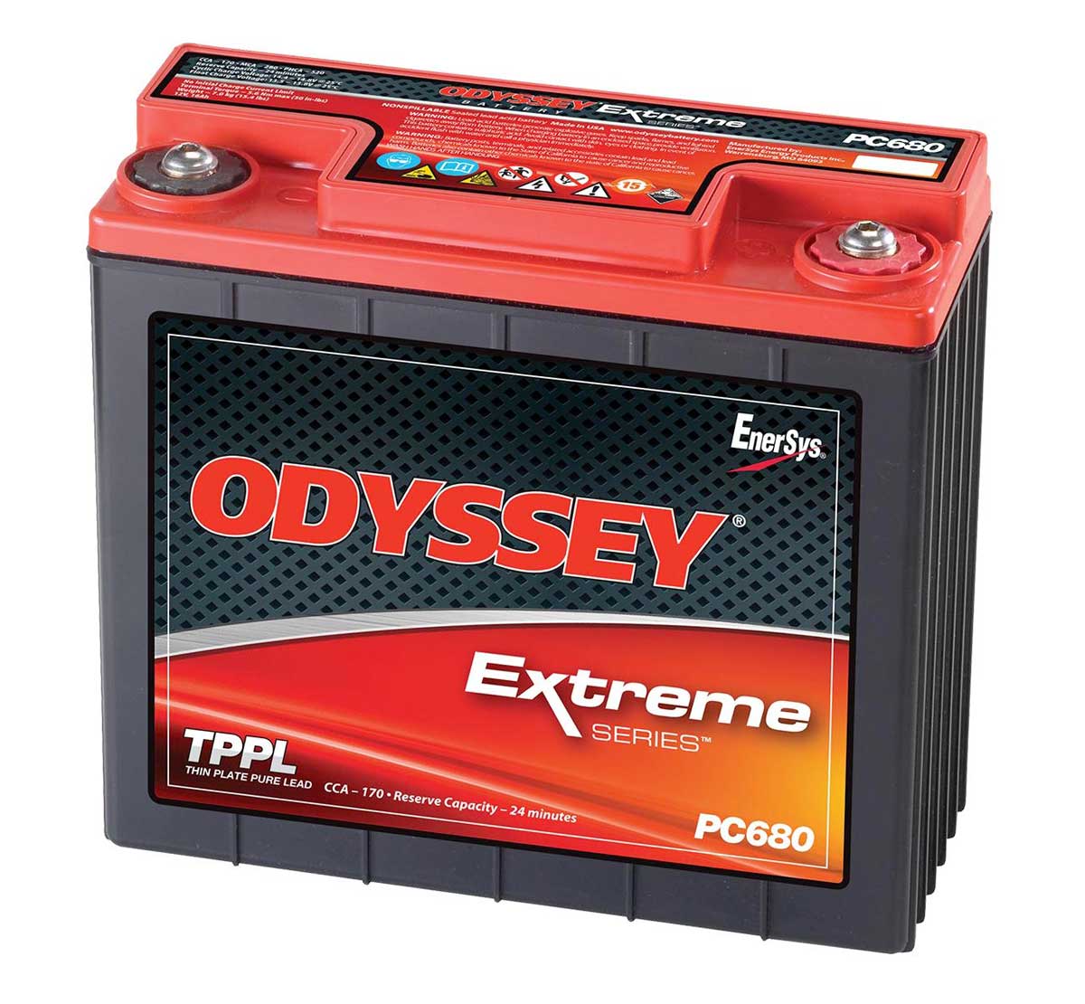 Odyssey PC680 Extreme Racing 25 Starter Battery, Free Delivery MDS