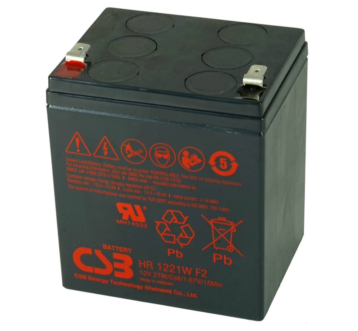 CyberPower Replacement UPS Battery Kit - 1 x 12V 5Ah Battery