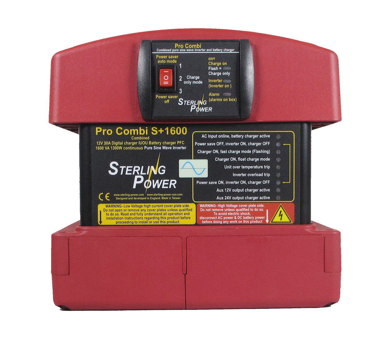 Sterling Power Pro Combi S+ 1600 12V 30A Charger Inverter PCSP121600