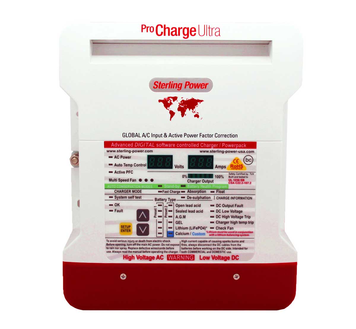 Sterling Power 12V 30A ProCharge Ultra Marine Battery Charger MDS Battery