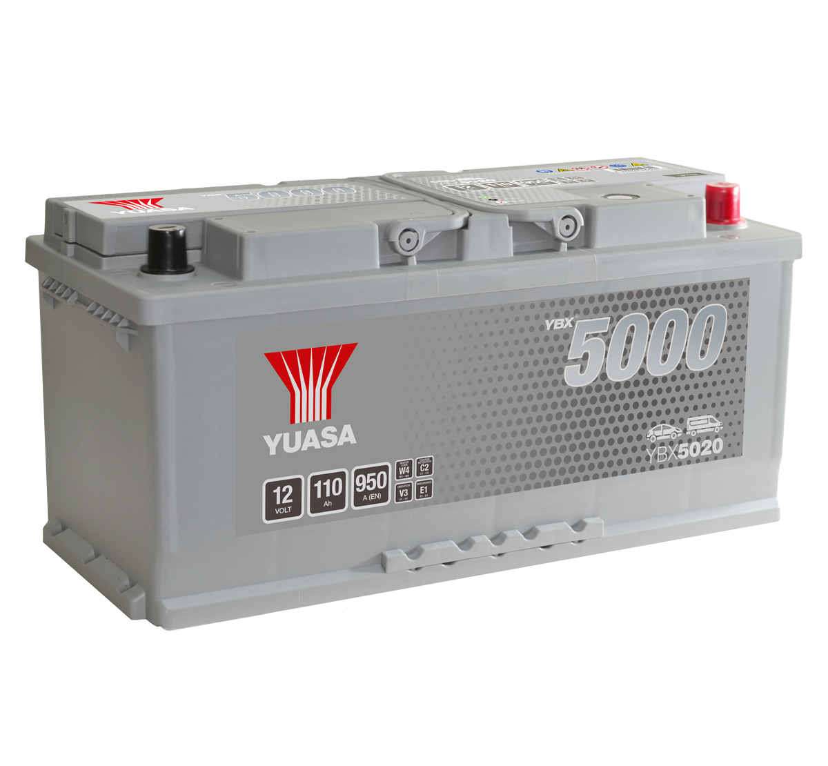 Yuasa YBX5020 12V Silver 020 Car Battery