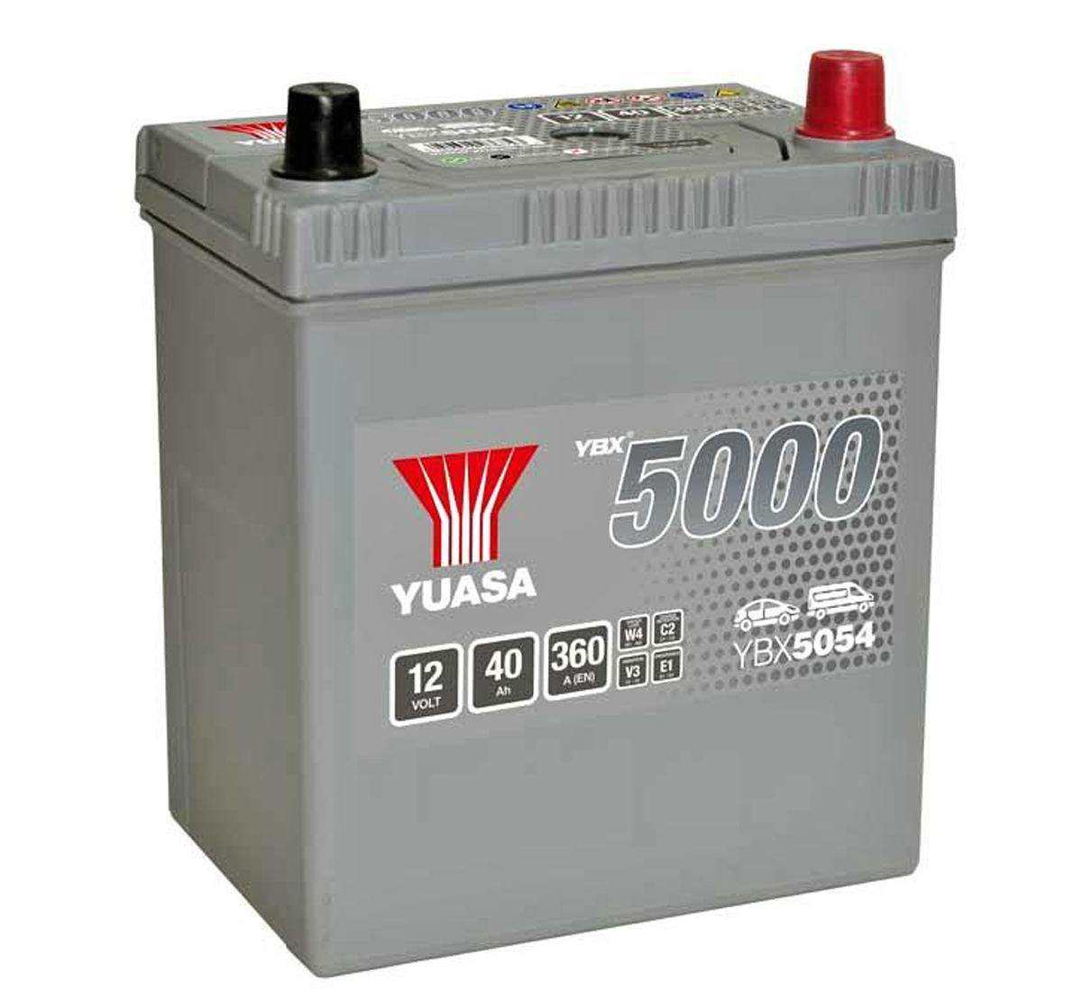 Yuasa YBX5054 Silver 12V 054 Car Battery