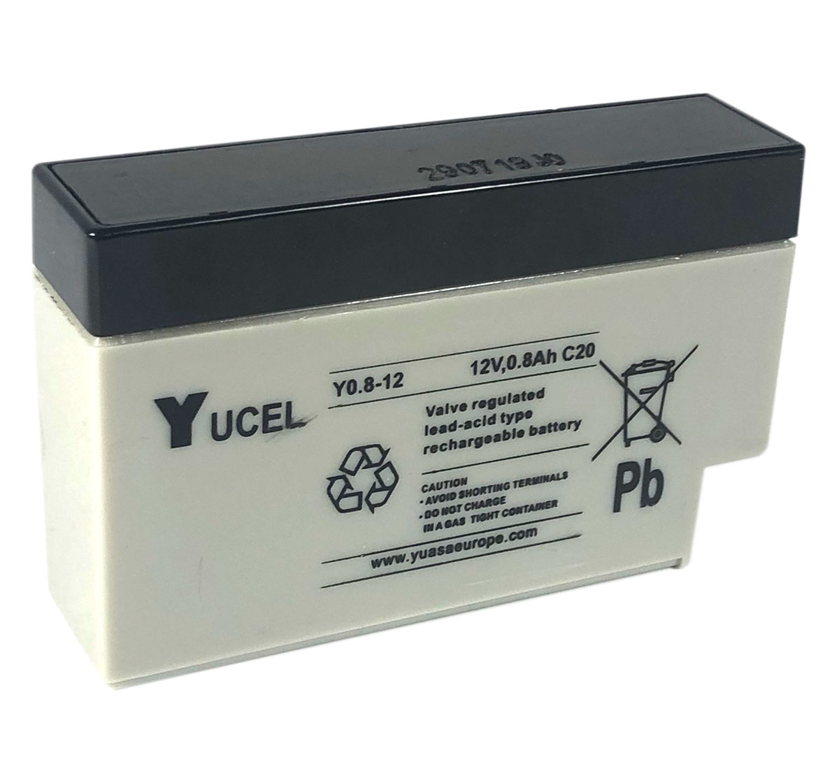 Yucel Y0.8-12 0.8Ah VRLA Lead Acid Battery