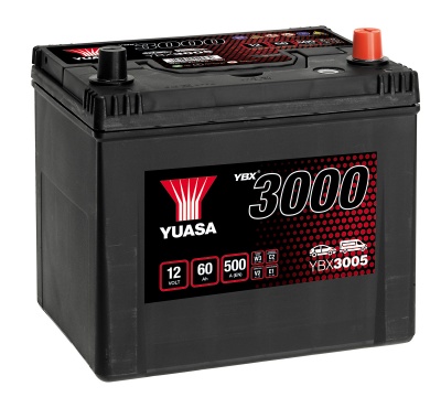 Yuasa YBX3005 12V 005 Size Car Battery