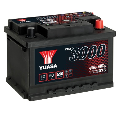 Yuasa YBX3075 12V Replacement Car Battery