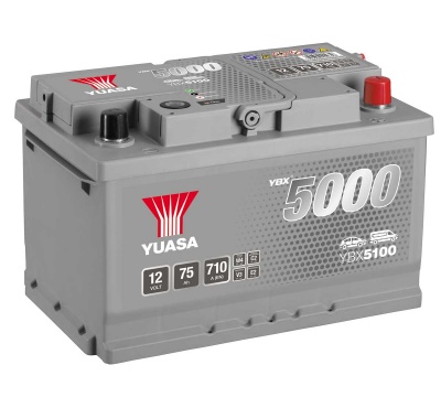 Yuasa YBX5100 Silver 12V 100 Car Battery