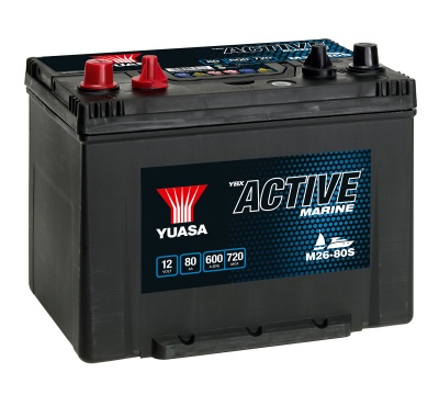 Yuasa YBX Active M26-80S 80Ah Marine Battery