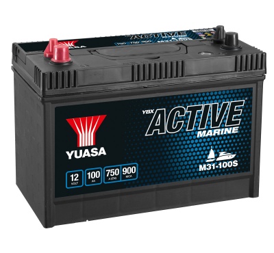 Yuasa YBX Active M31-100S 100Ah Marine Battery