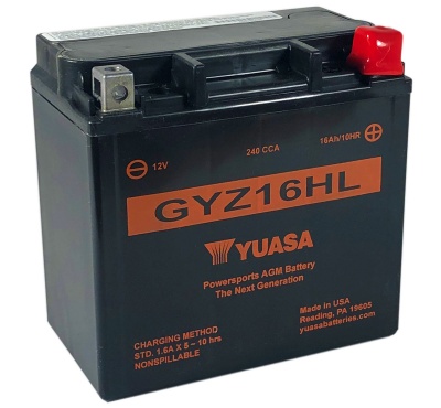 Yuasa GYZ16HL Motorcycle Battery