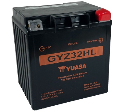Yuasa GYZ32HL 12V High Performance Motorcycle Battery